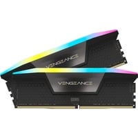 Corsair DIMM 64 GB DDR5-6000 (2x 32 GB) Dual-Kit, Arbeitsspeicher schwarz, CMH64GX5M2B6000C30, Vengeance RGB, INTEL XMP
